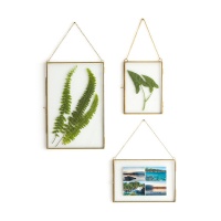 Комплект из 3 рамок из Металла Uyova единый размер желтый LA REDOUTE INTERIEURS  фото, kupilegko.ru